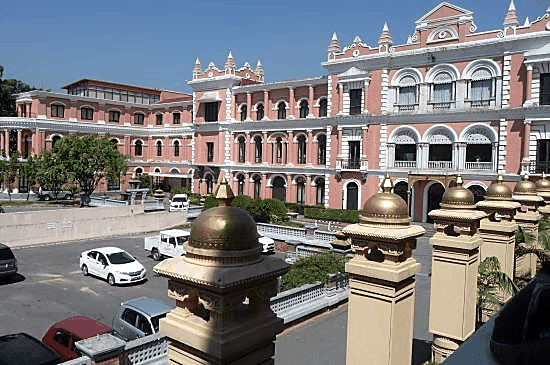 Hotel Yak & Yeti in Kathmandu — hotel architecture and setting