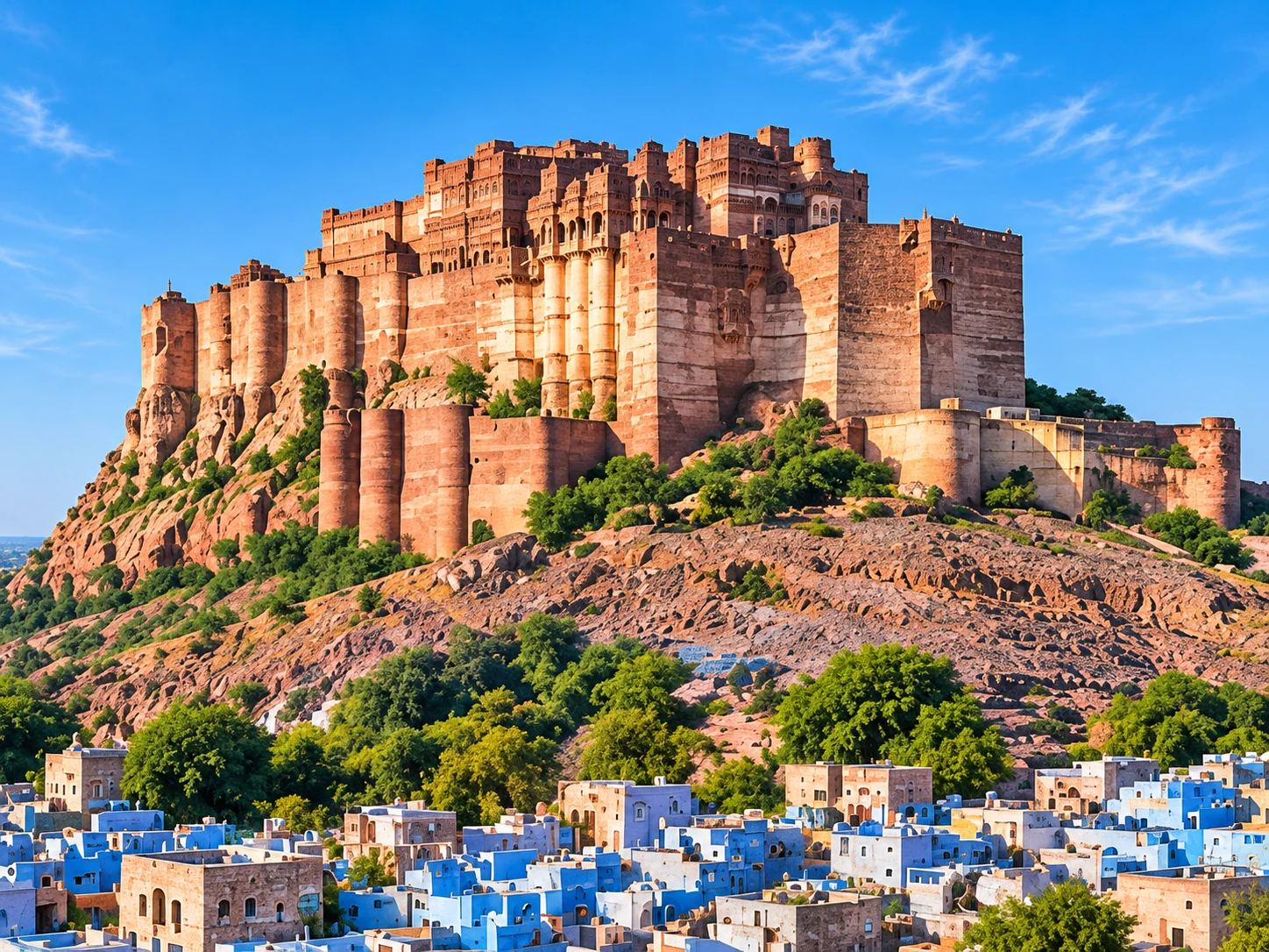 Mehrangarh Fort — approved architecture view
