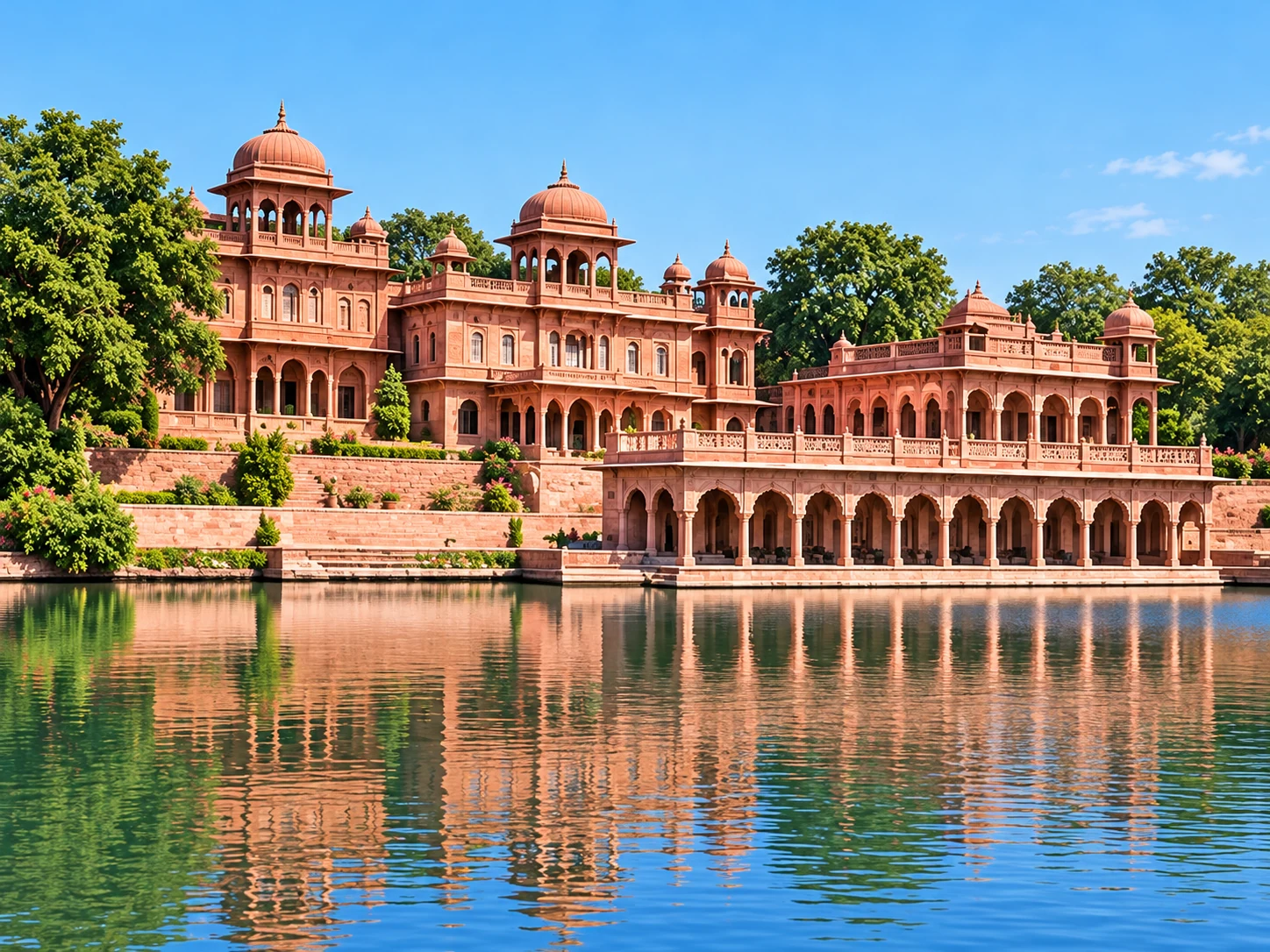 WelcomHeritage Bal Samand Lake Palace — approved architecture view