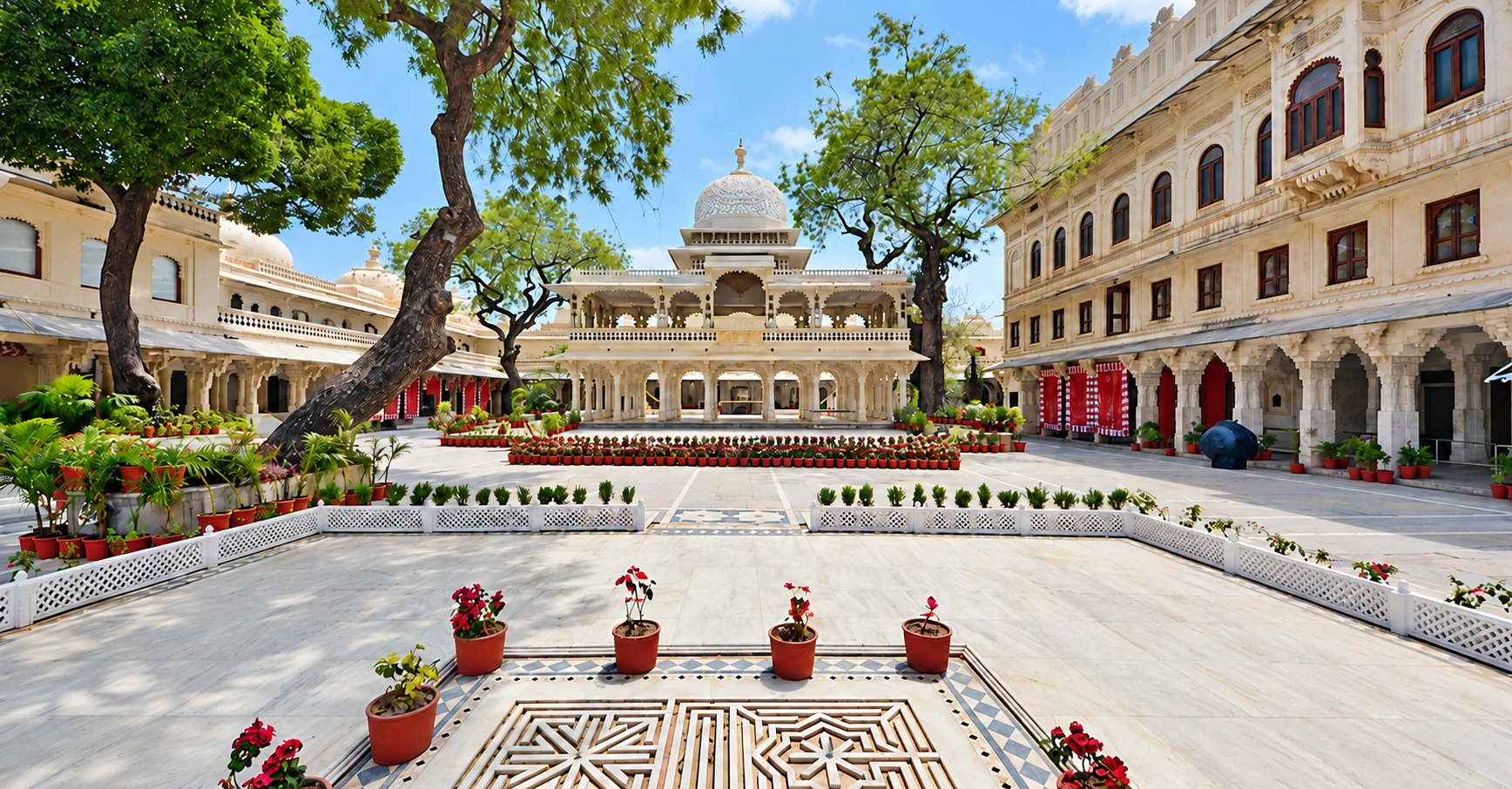 Zenana Mahal, City Palace — daylight architecture and setting